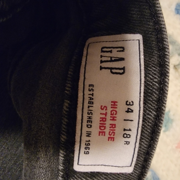 GAP High Rise Stride Size 34  18R - Picture 6 of 7